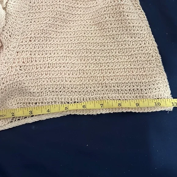 Zara  Cream Crochet Shorts Size S - Picture 12 of 12